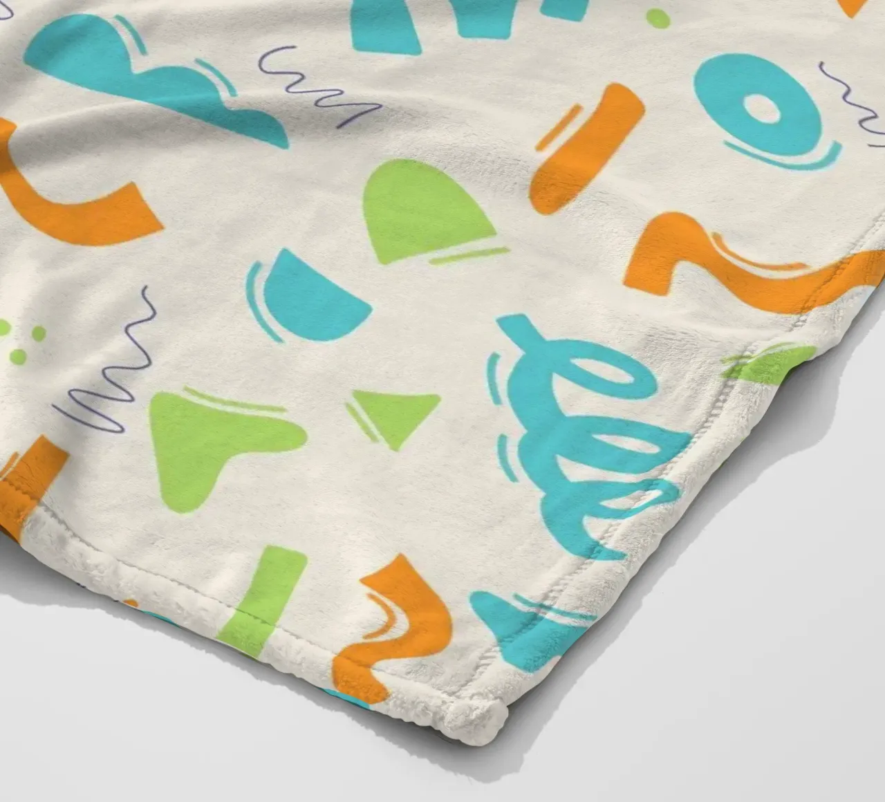 Bucle y movimiento manta de franela de nicigabrieldesigns