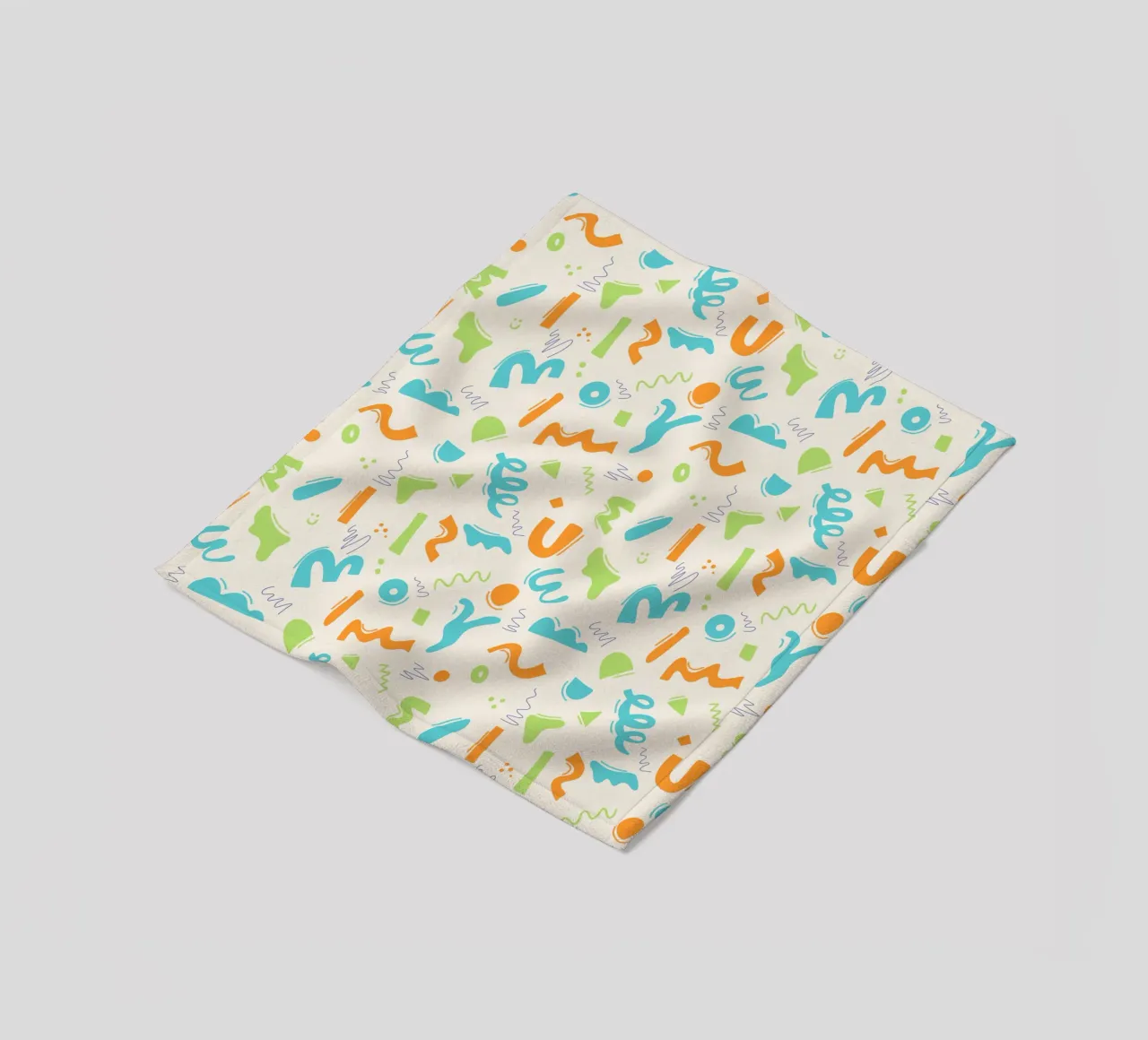 Bucle y movimiento manta de franela de nicigabrieldesigns