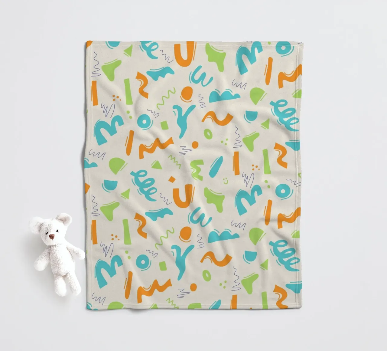 Loop e movimento coperta in pile da nicigabrieldesigns