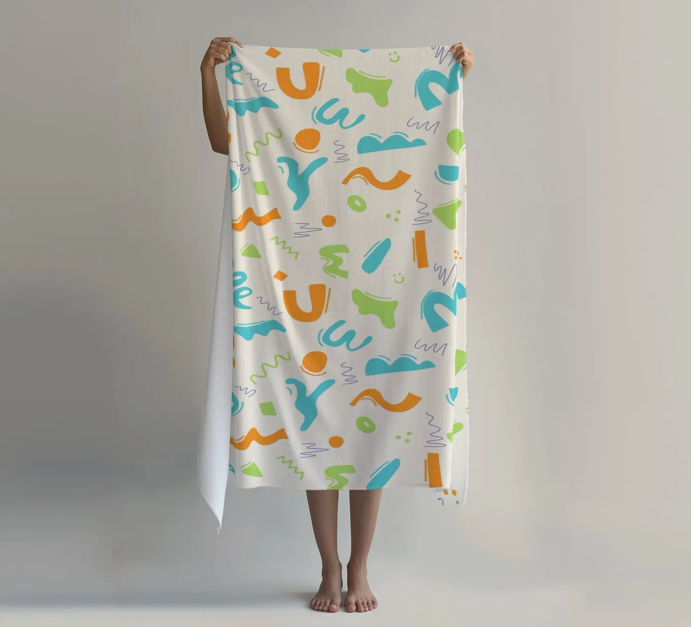 Loop and Motion beach towel by nicigabrieldesigns