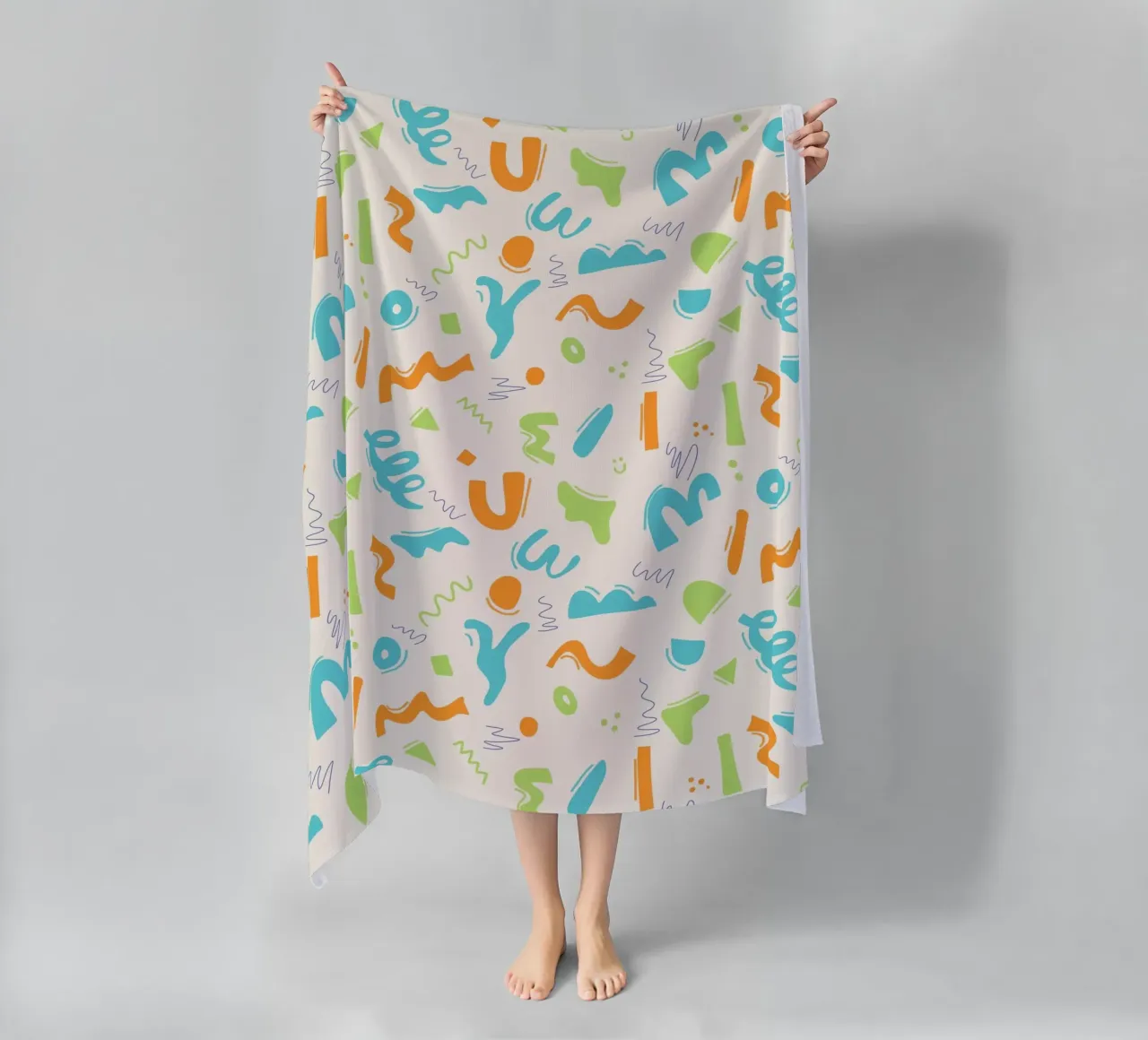 Bucle y movimiento toalla de playa de nicigabrieldesigns