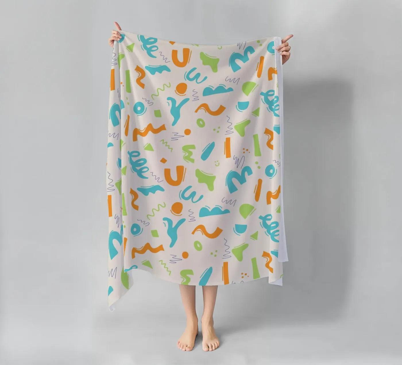 Loop and Motion beach towel by nicigabrieldesigns