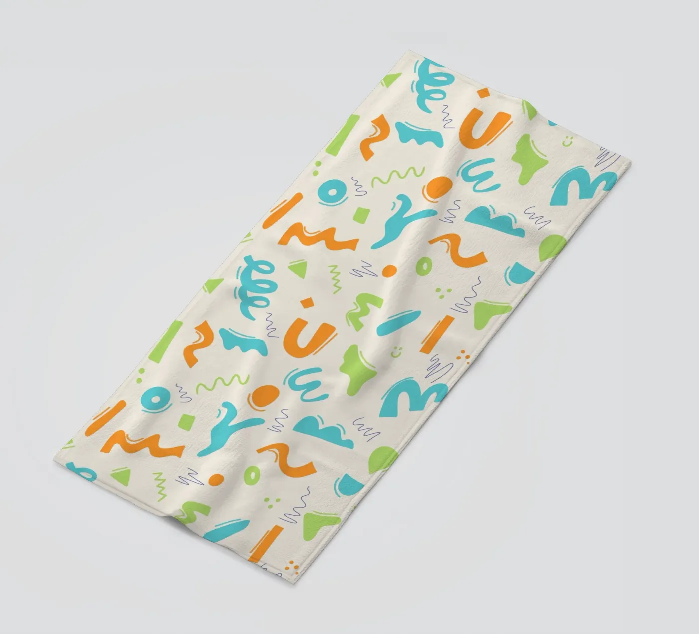 Loop and Motion beach towel by nicigabrieldesigns