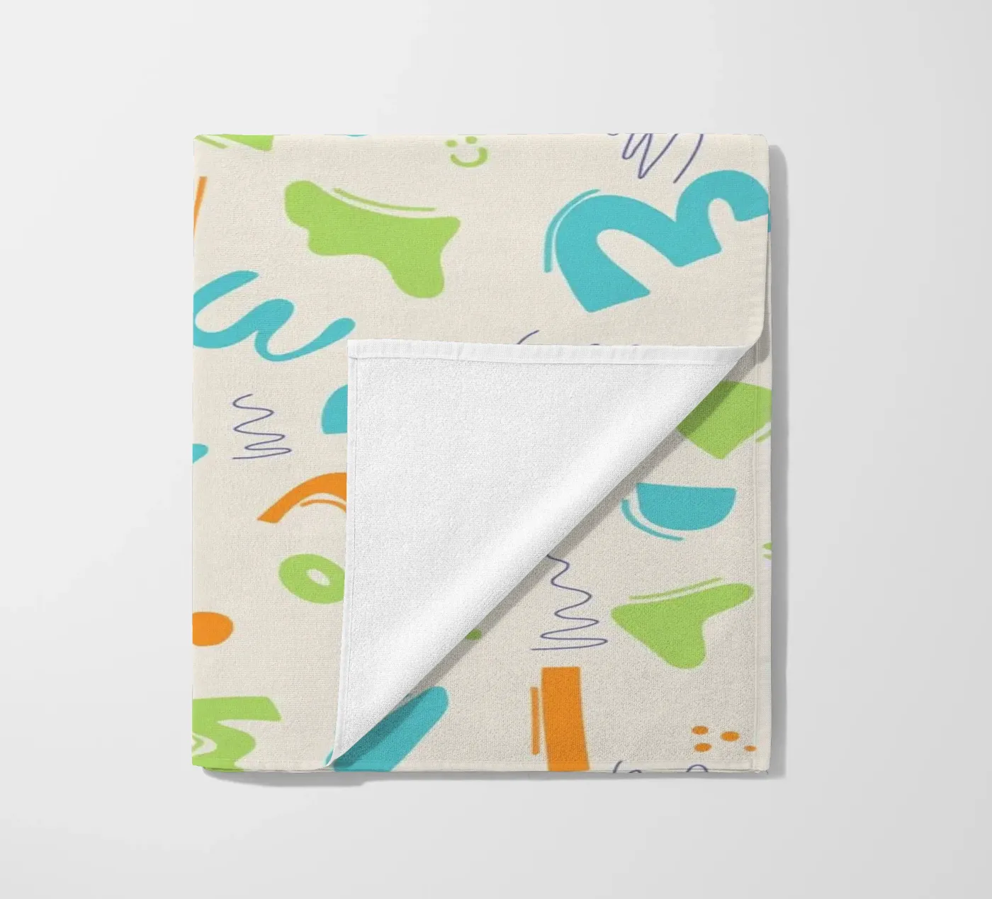Loop and Motion beach towel by nicigabrieldesigns