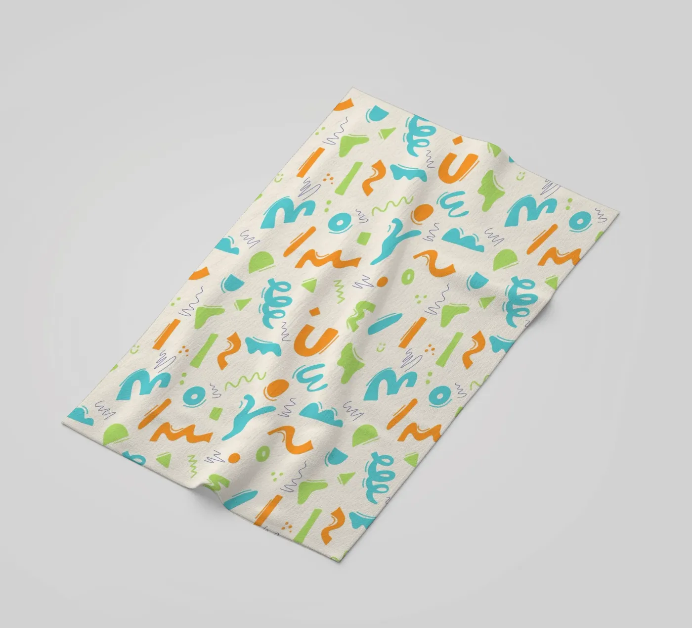 Loop and Motion beach towel by nicigabrieldesigns