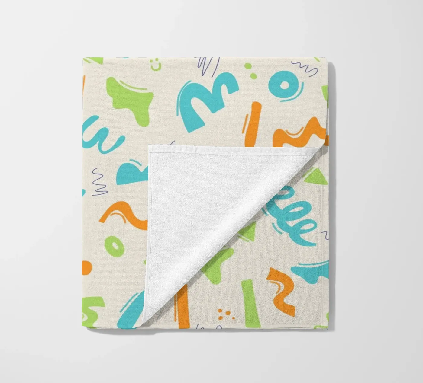 Loop and Motion beach towel by nicigabrieldesigns