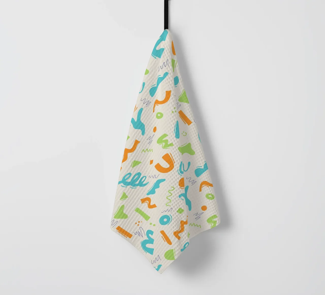 Loop and Motion tea towel by nicigabrieldesigns