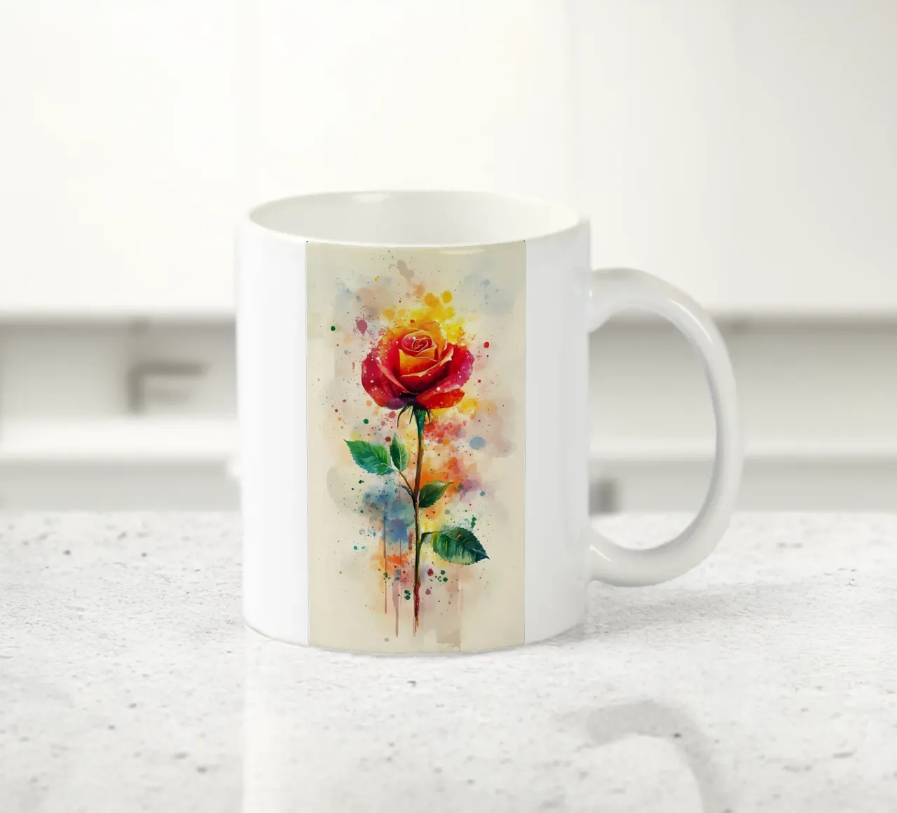 Arte minimalista 159 tazza in ceramica da Erika C White