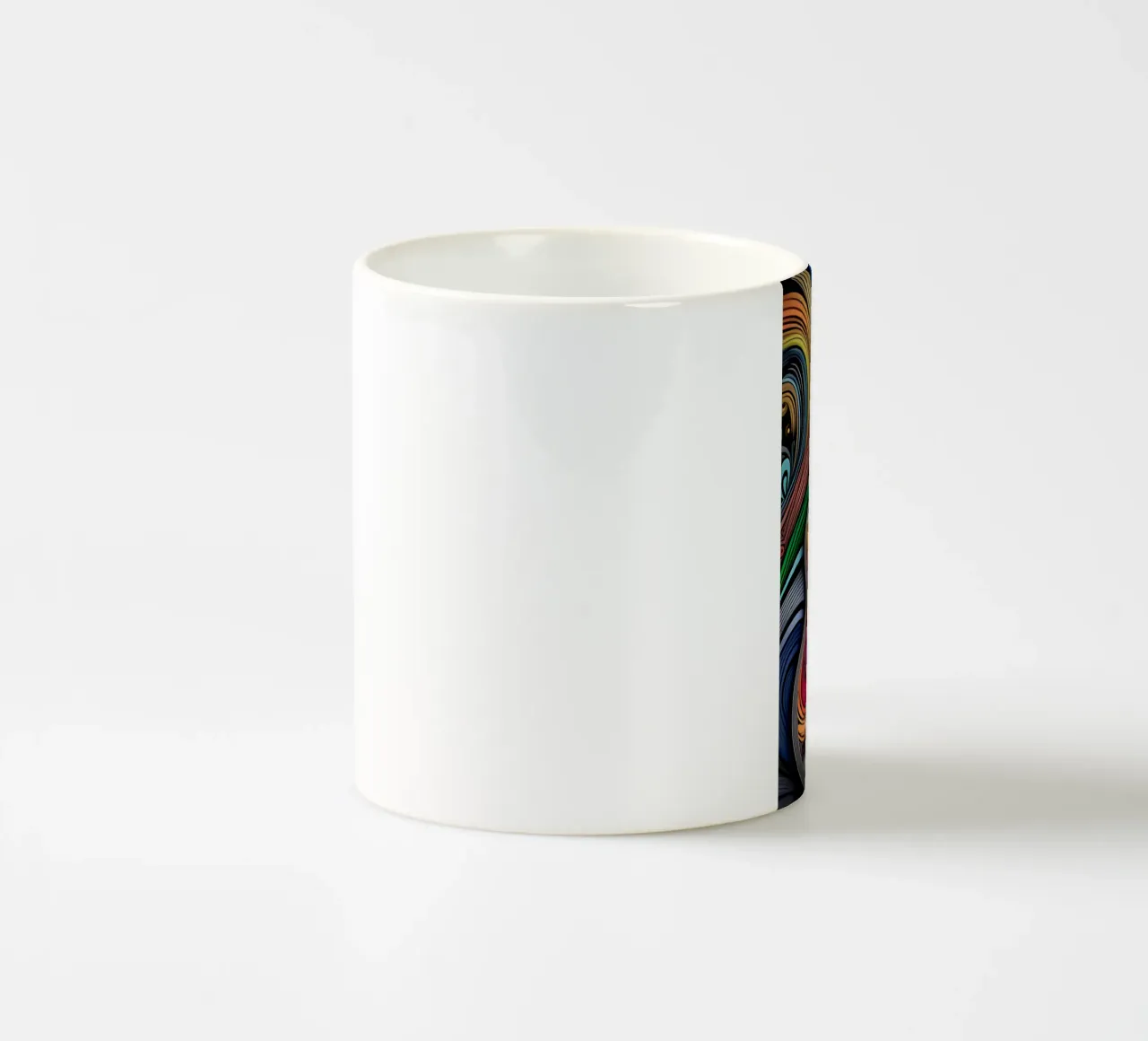 Minimalistische kunst 160 keramische mok van Erika C White