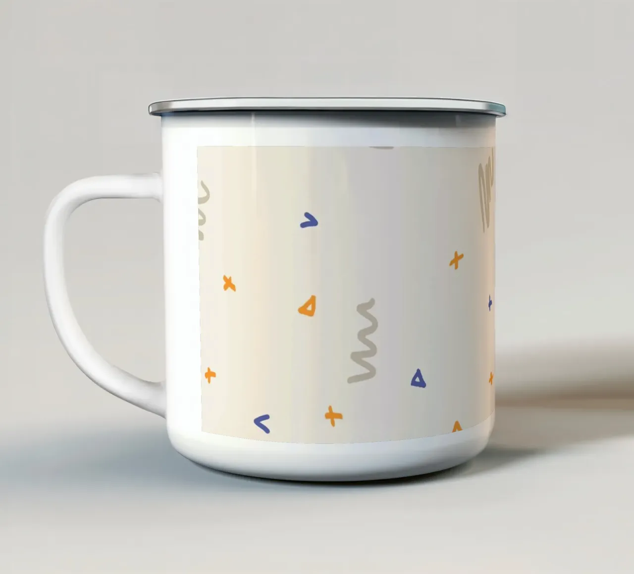 Armonia sparsa tazza in smalto da nicigabrieldesigns