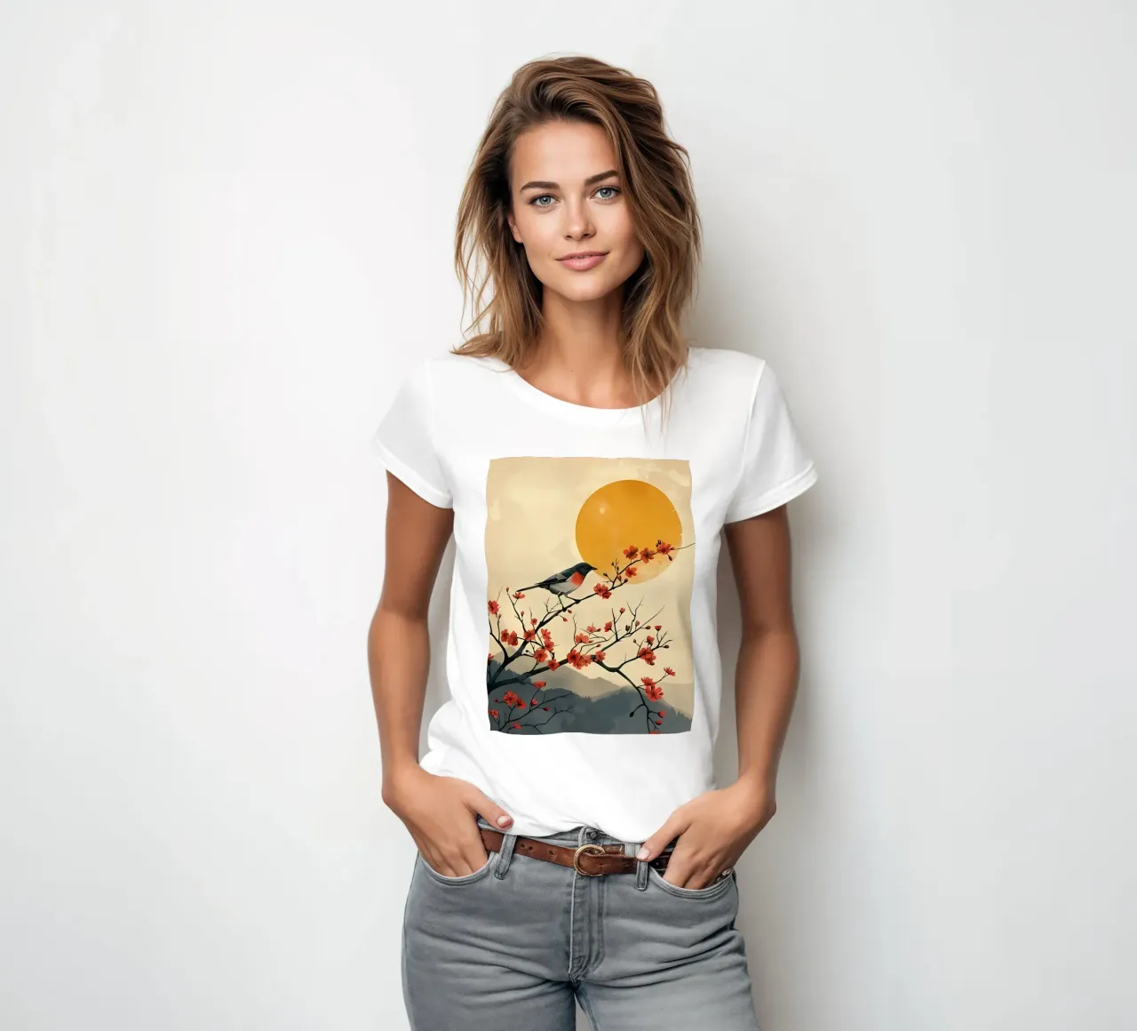 Minimalist Art 161 women's fitted t-shirt by Erika C White
