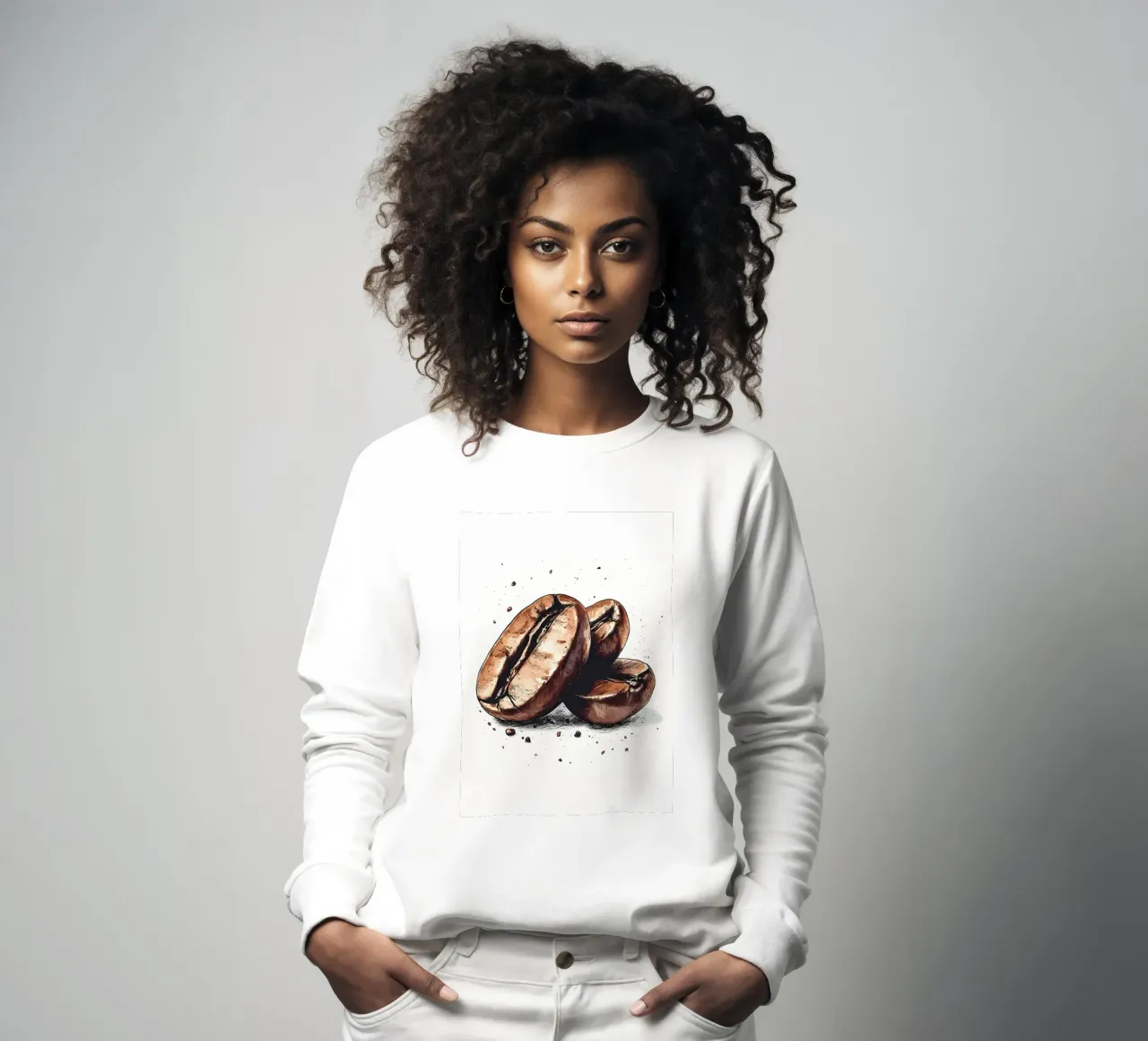 café sudadera de Erika C White
