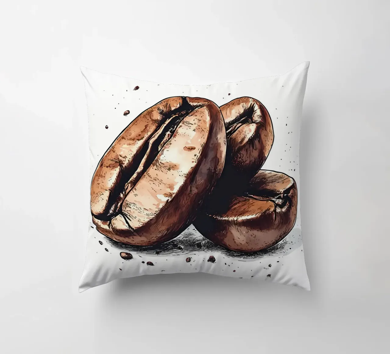 Cafe Kissen von Erika C White