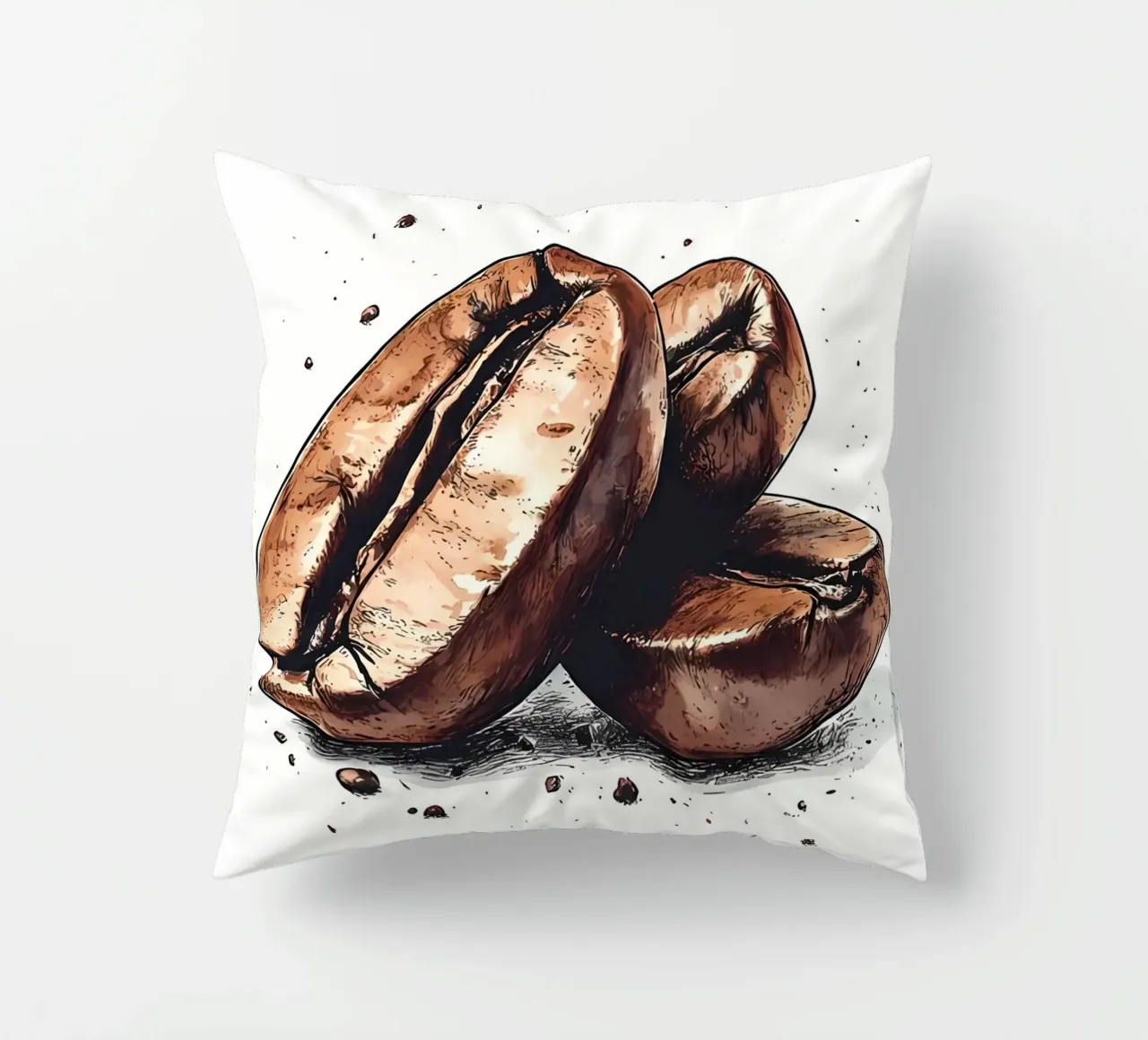 Cafe Kissen von Erika C White
