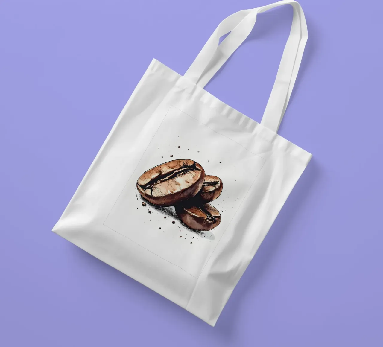 caffè borsa in juta da Erika C White