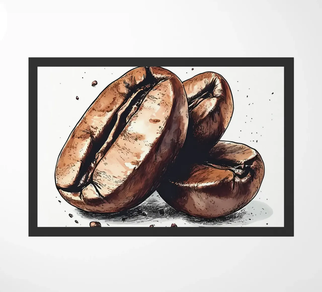 cafe deurmat van Erika C White