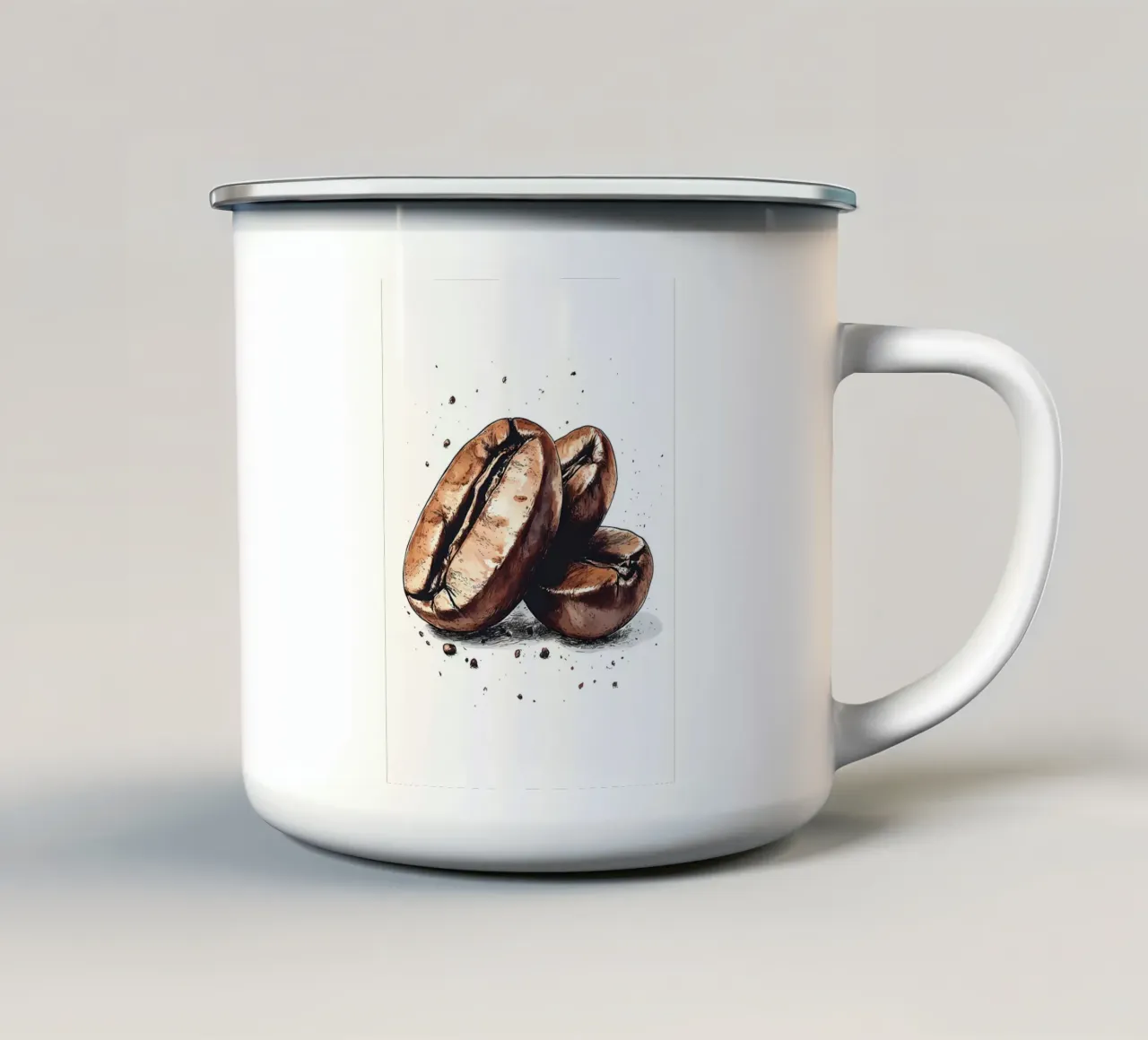 café mug en émail de Erika C White