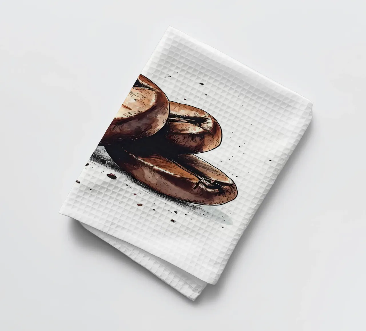 café paño de cocina de Erika C White