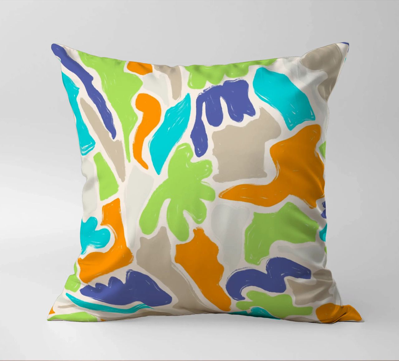 Tangled Shapes decorative cushion by nicigabrieldesigns