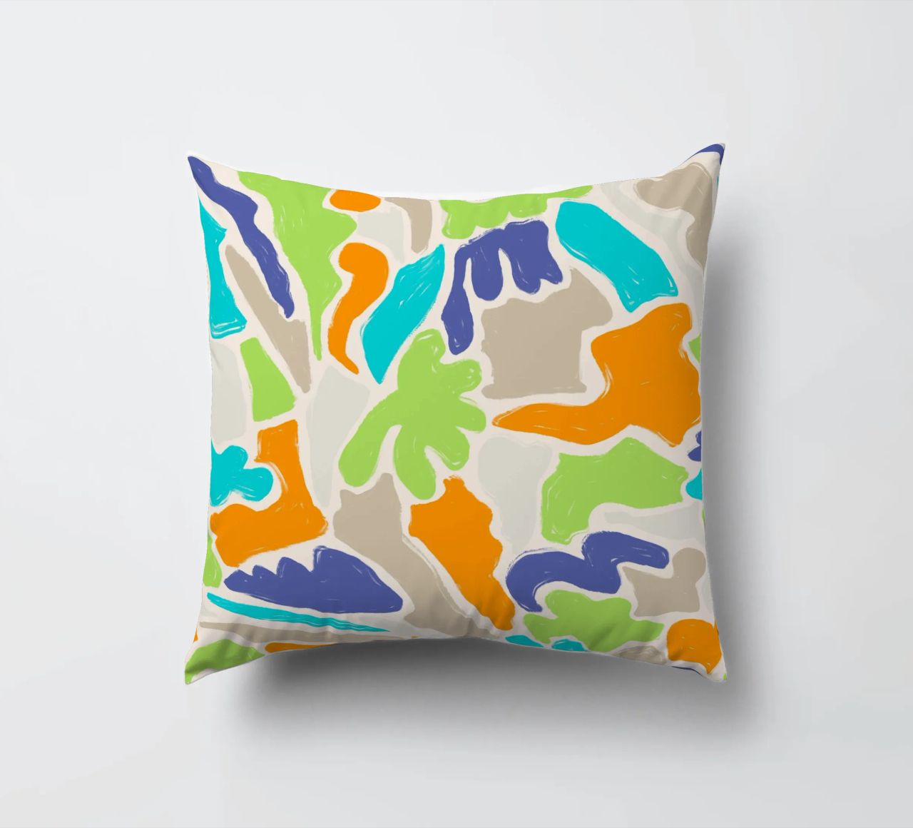 Tangled Shapes decorative cushion by nicigabrieldesigns