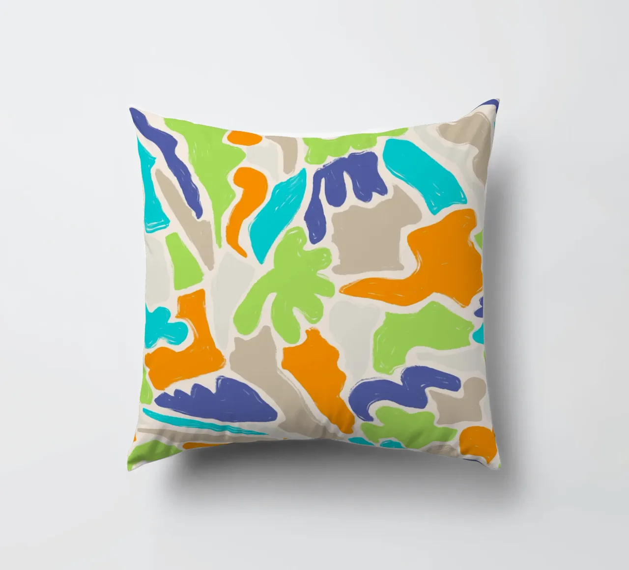 Tangled Shapes decorative cushion by nicigabrieldesigns