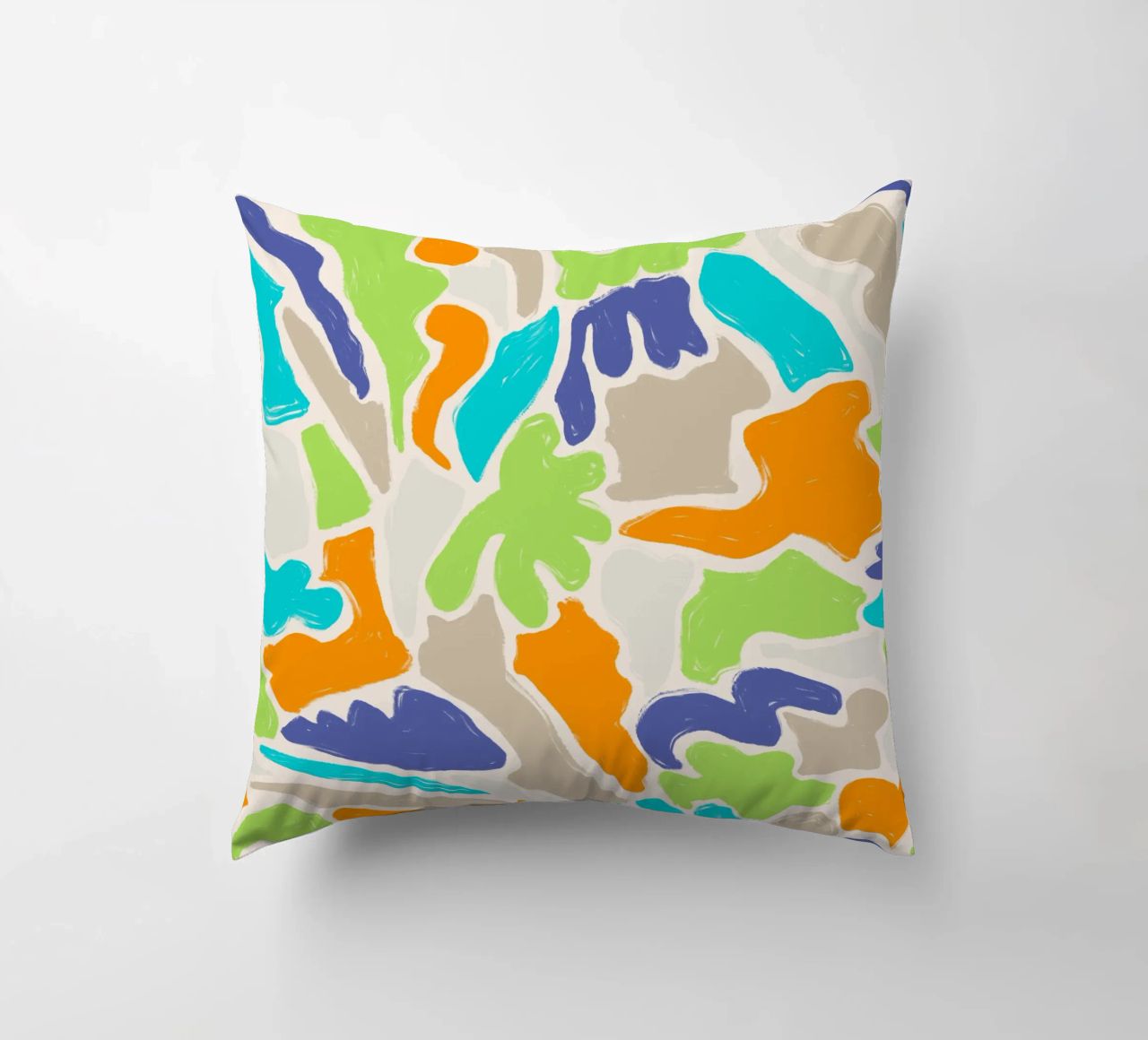Tangled Shapes decorative cushion by nicigabrieldesigns