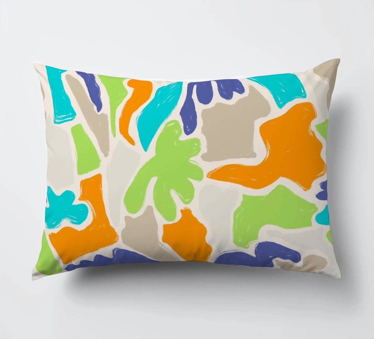 Tangled Shapes decorative cushion by nicigabrieldesigns