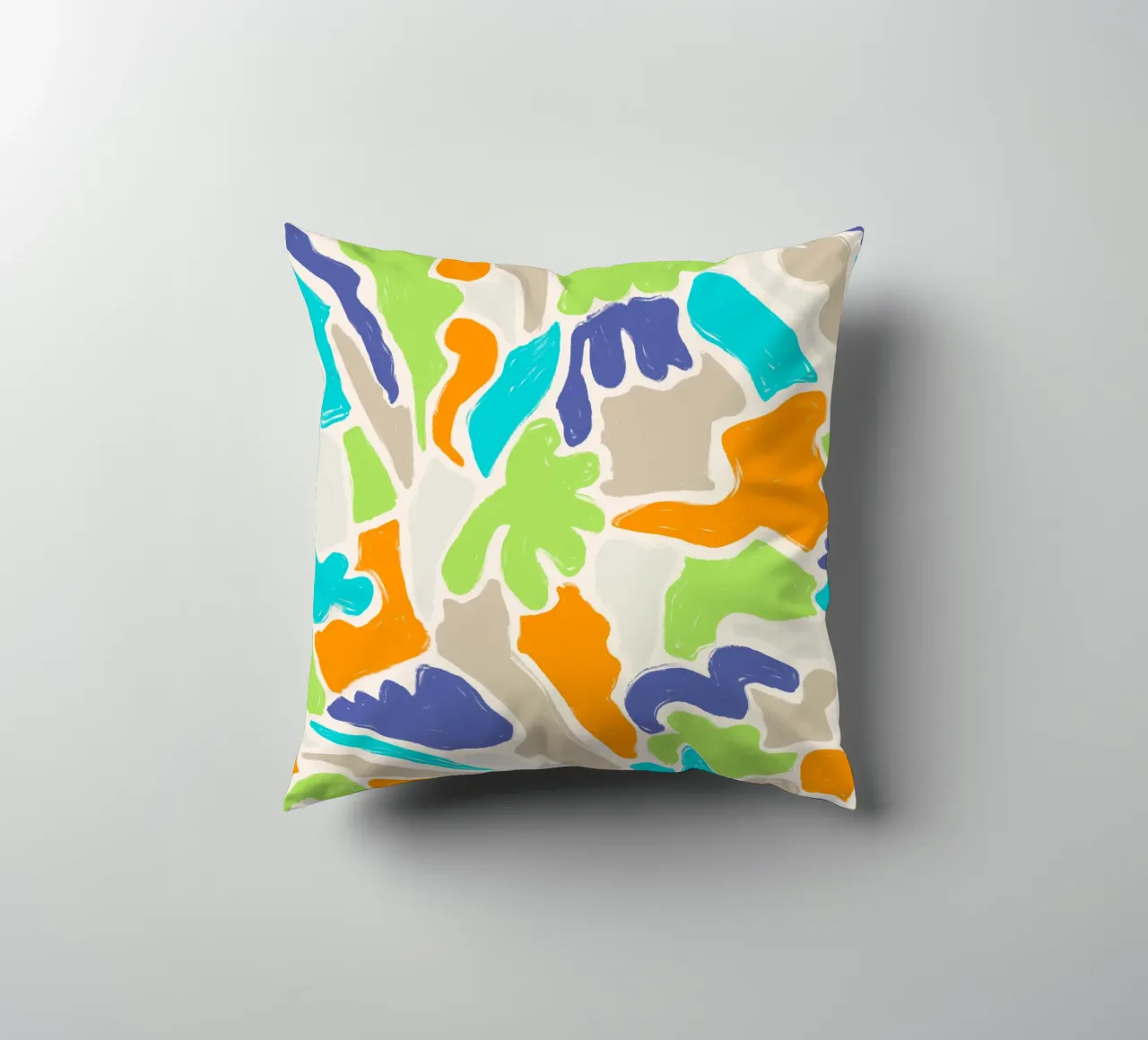 Tangled Shapes decorative cushion by nicigabrieldesigns
