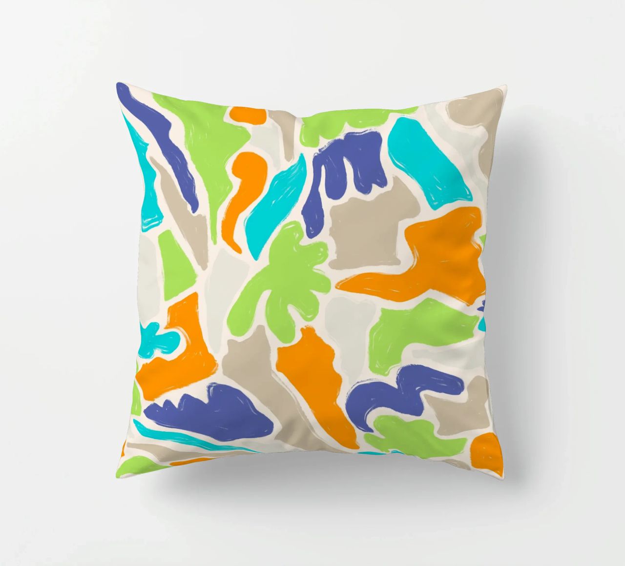 Tangled Shapes decorative cushion by nicigabrieldesigns
