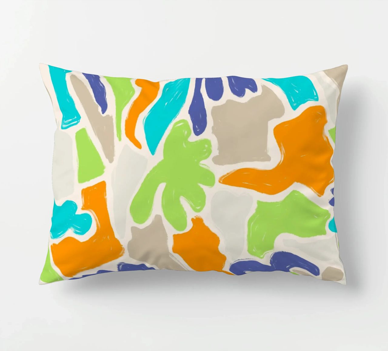 Tangled Shapes decorative cushion by nicigabrieldesigns