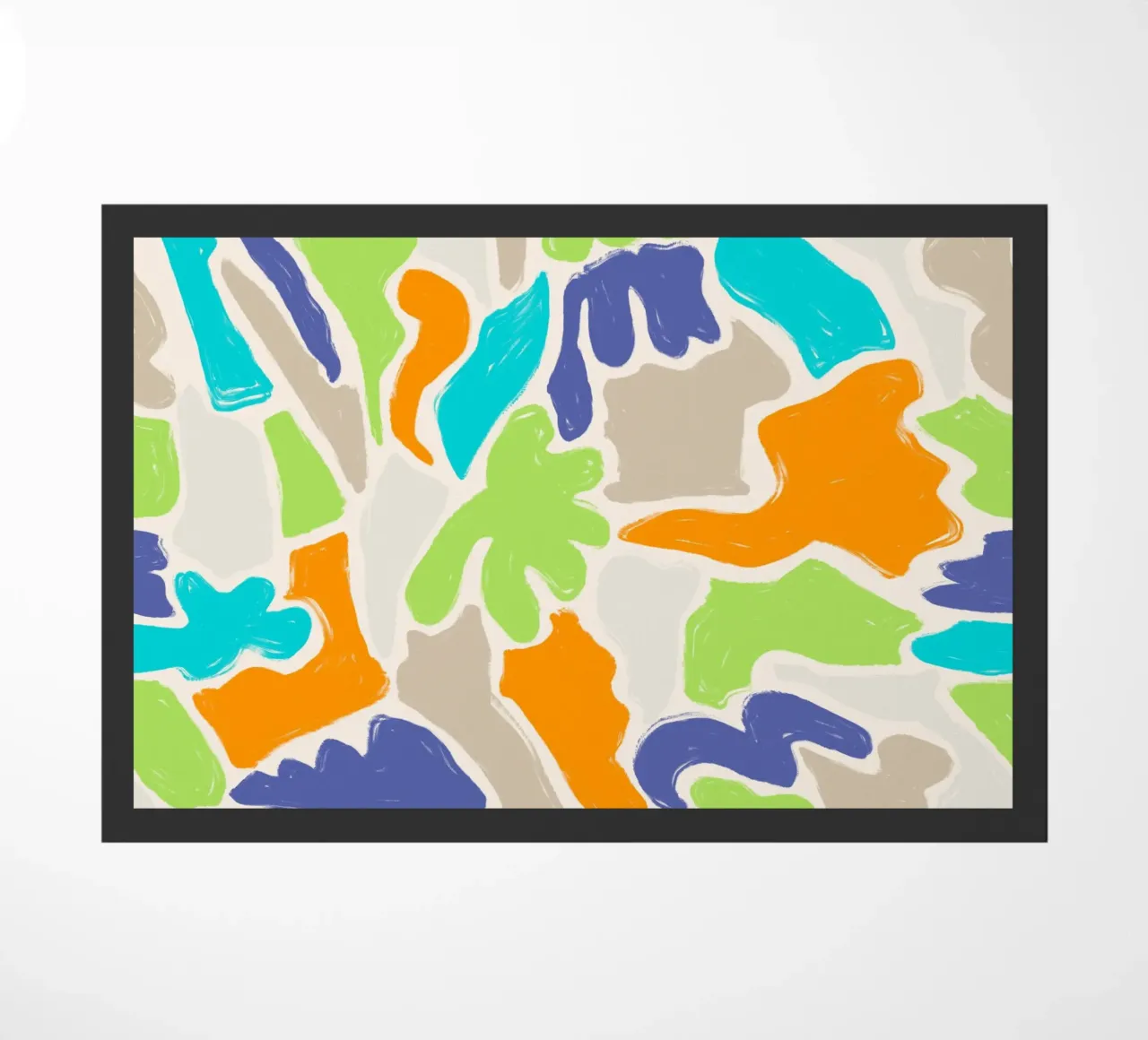 Tangled Shapes doormat by nicigabrieldesigns