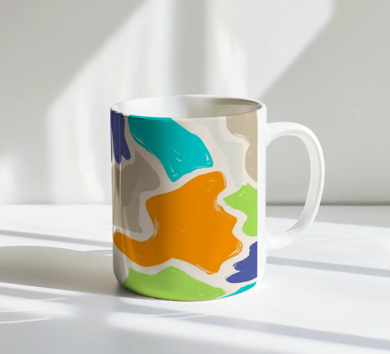 Verworrene Formen Keramik Tasse von nicigabrieldesigns