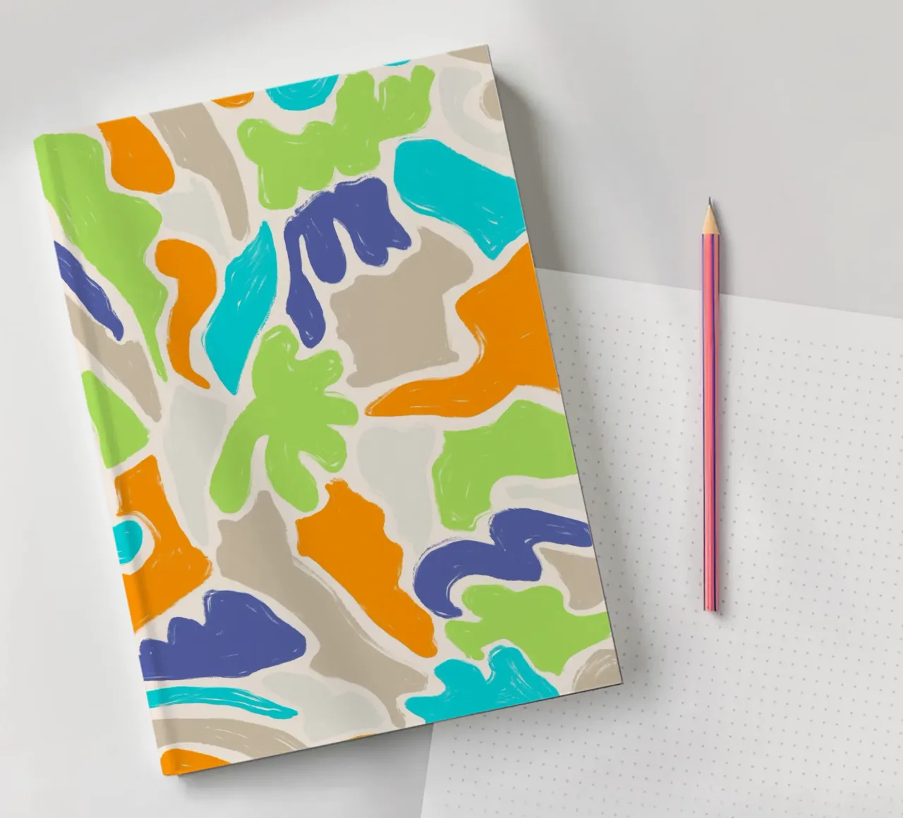 Verworrene Formen Notizbuch von nicigabrieldesigns