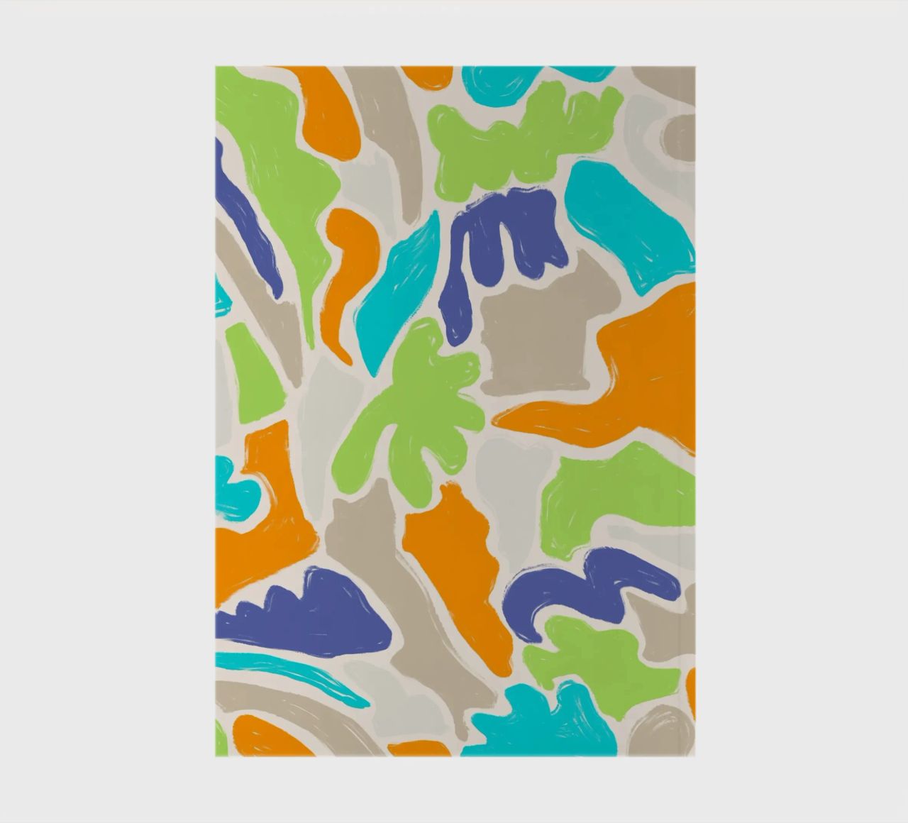 Tangled Shapes notebook by nicigabrieldesigns