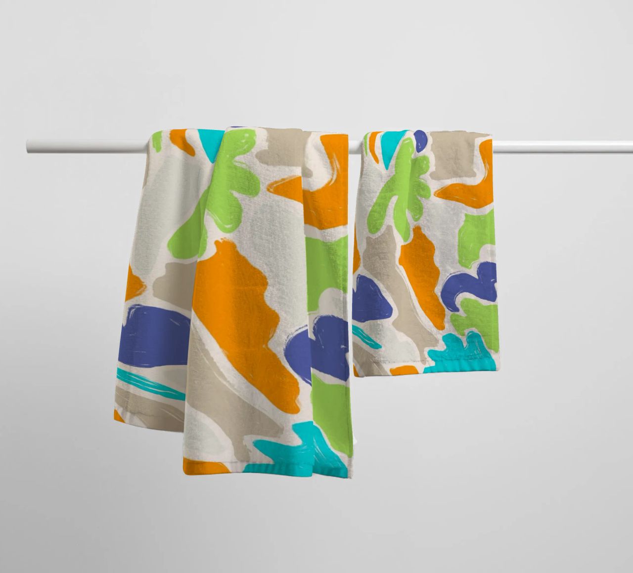 Forme aggrovigliate asciugamano da bagno da nicigabrieldesigns