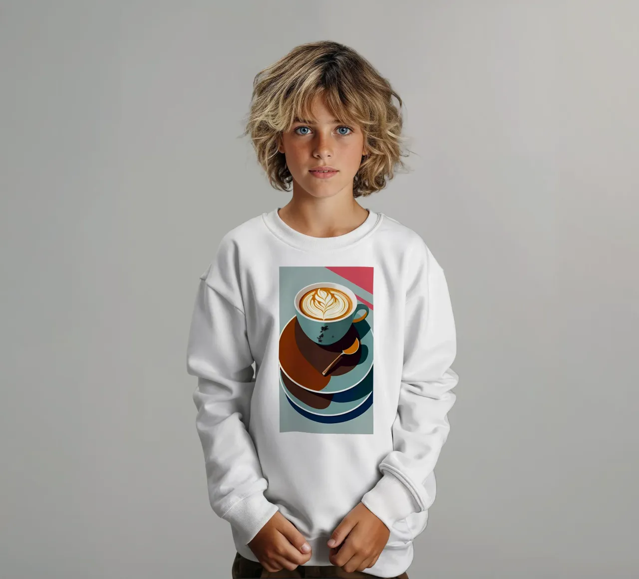 Art minimaliste 164 sweat enfant de Erika C White