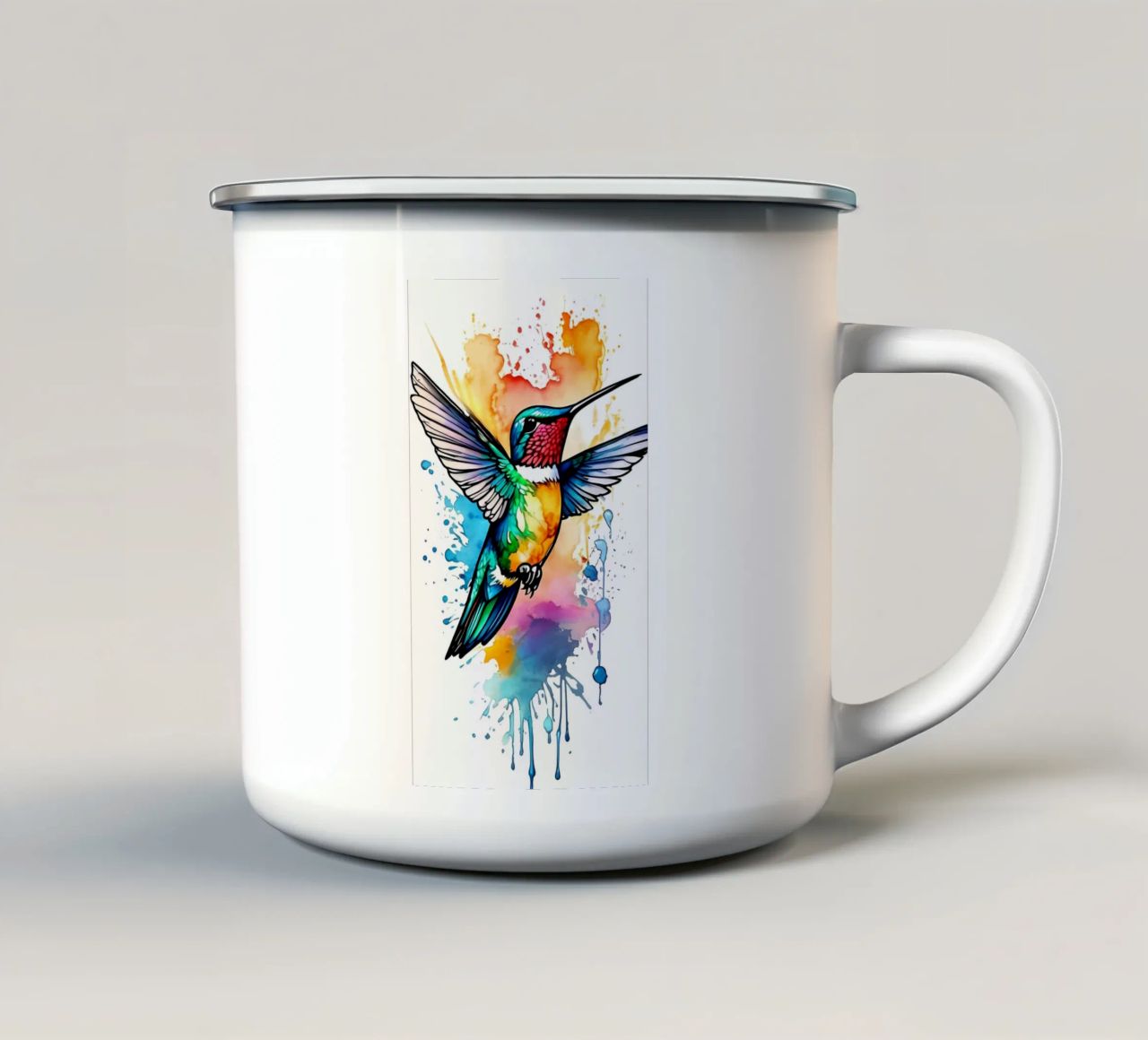 Arte minimalista 166 tazza in smalto da Erika C White