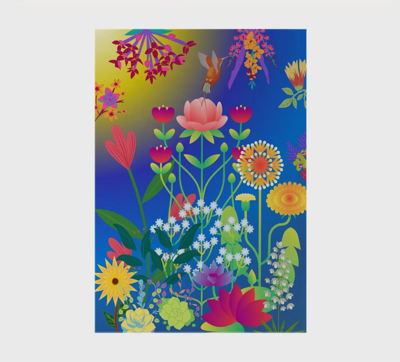 Blue garden notebook by Studio Tikao