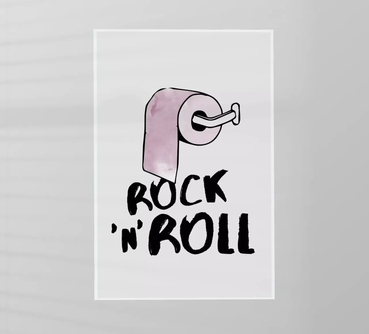 Rock 'n' Roll lámina retroiluminada de Amy & Kurt