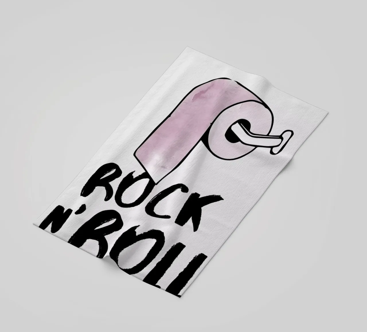 Rock 'n' Roll toalla de playa de Amy & Kurt