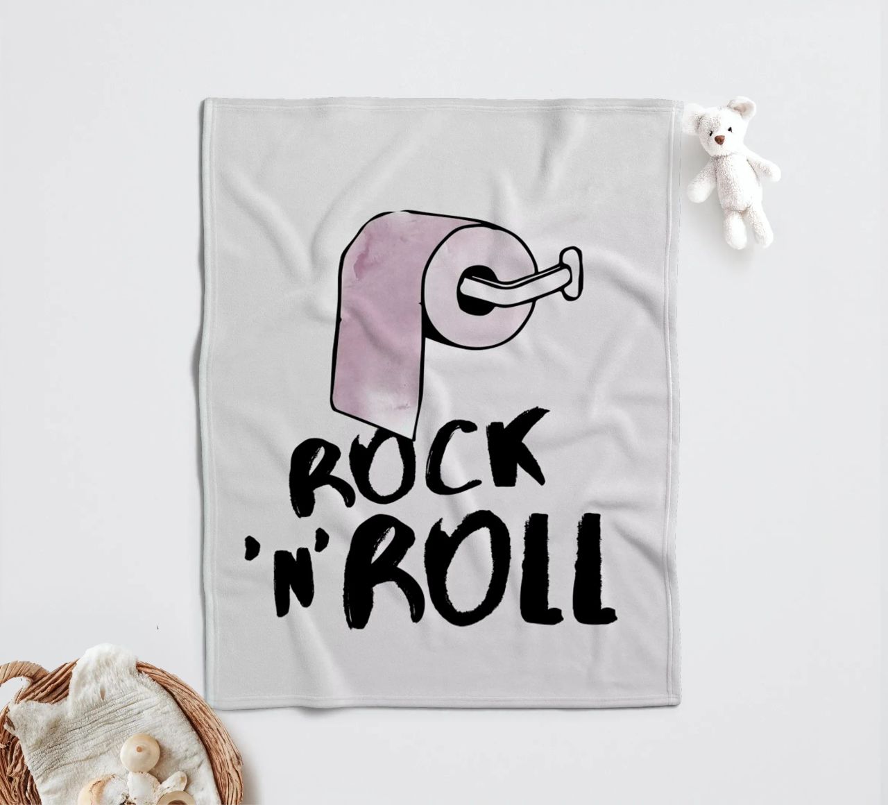 Rock 'n' Roll coperta in pile da Amy & Kurt