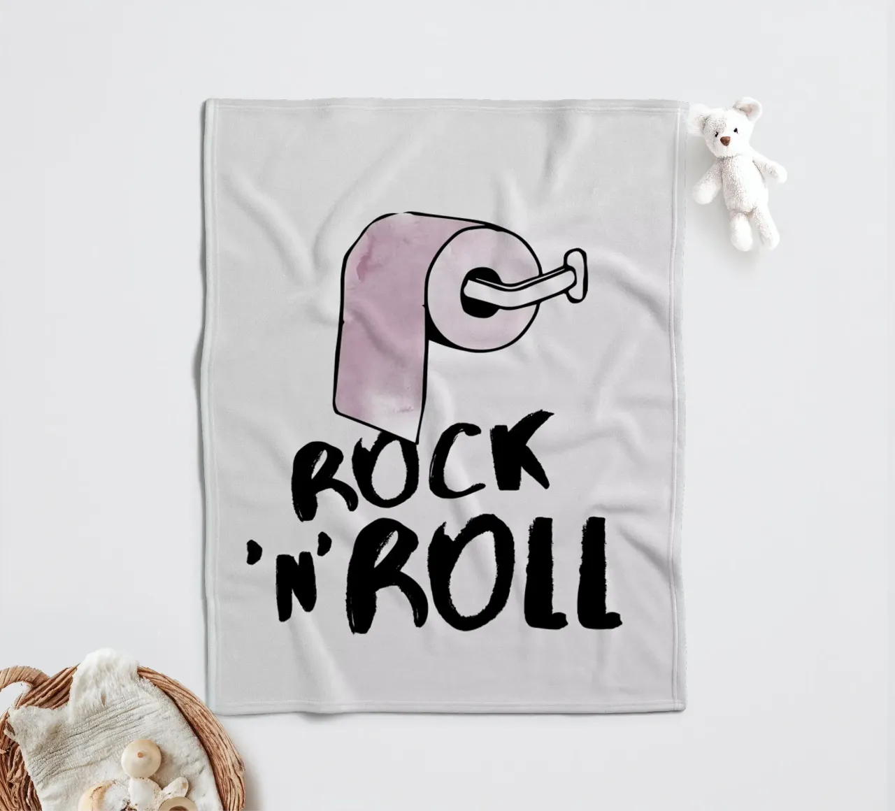 Rock 'n' Roll coperta in pile da Amy & Kurt
