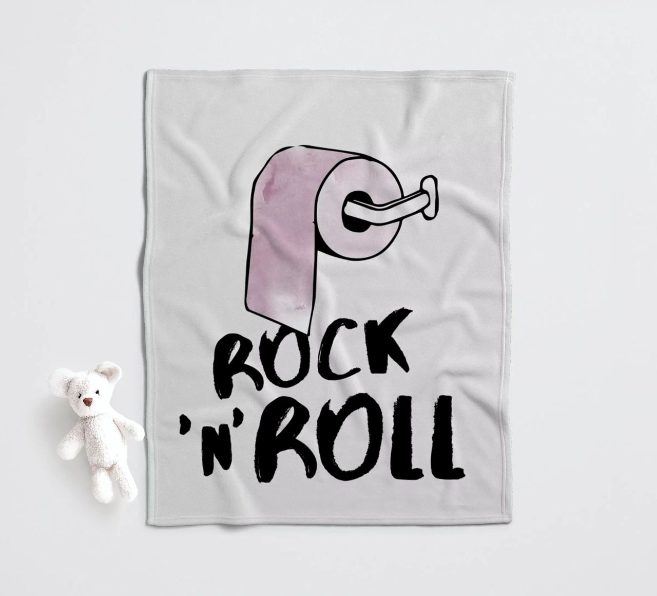 Rock 'n' Roll coperta in pile da Amy & Kurt