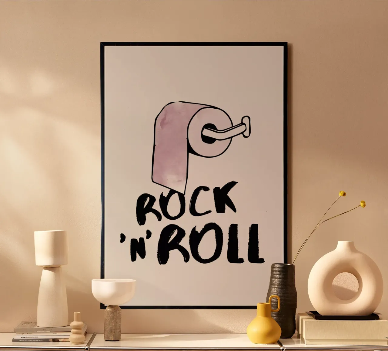 Rock 'n' Roll Poster von Amy & Kurt