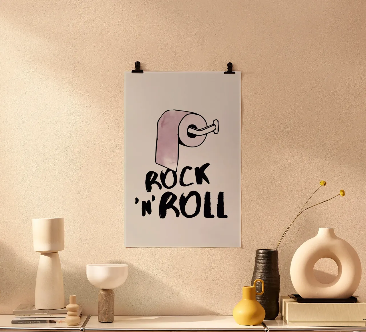 Rock 'n' Roll Poster von Amy & Kurt