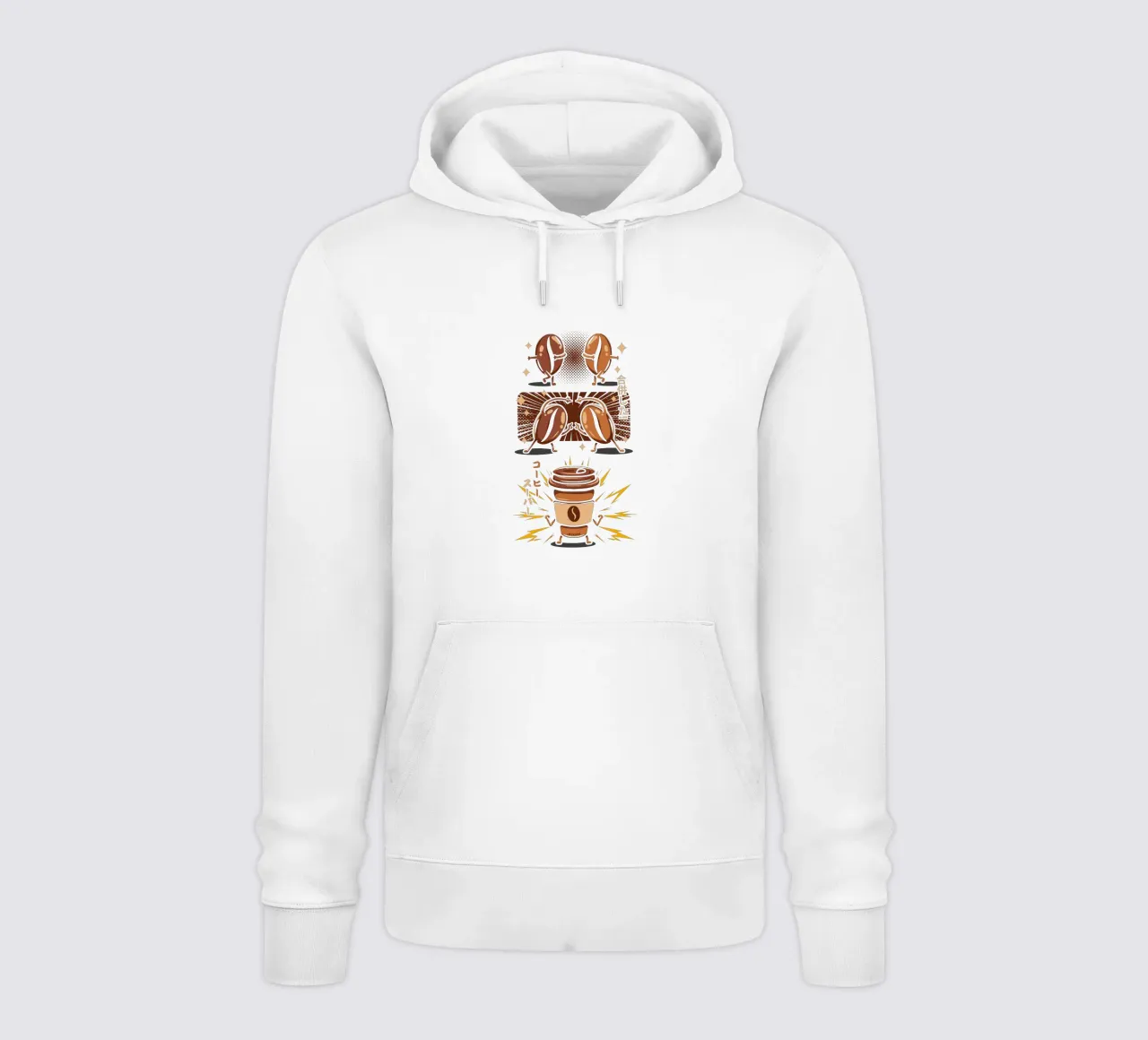 Fusione di caffè divertente felpa con cappuccio da LM2Kone