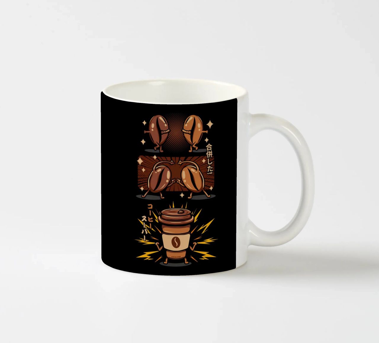 Fusione di caffè divertente tazza in ceramica da LM2KONE