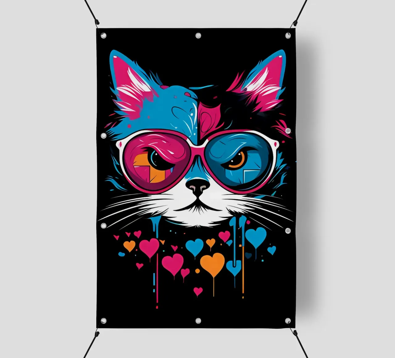 Arte minimalista 170 telo in pvc da Erika C White