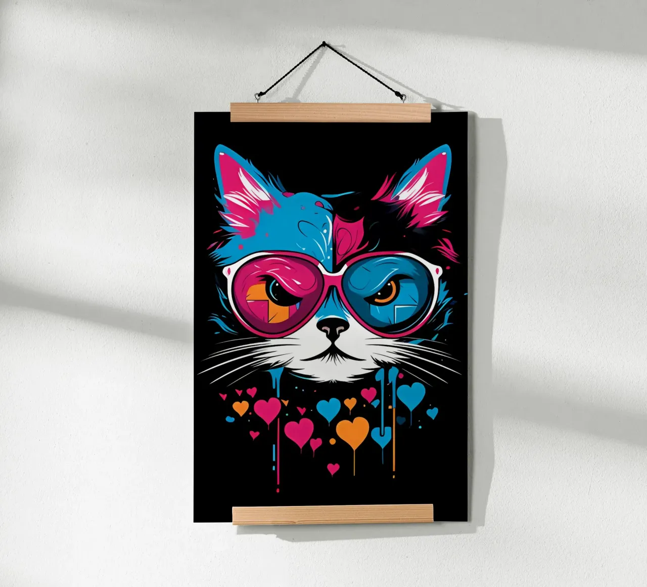 Minimalist Art 170 poster with wooden frame by Erika C White