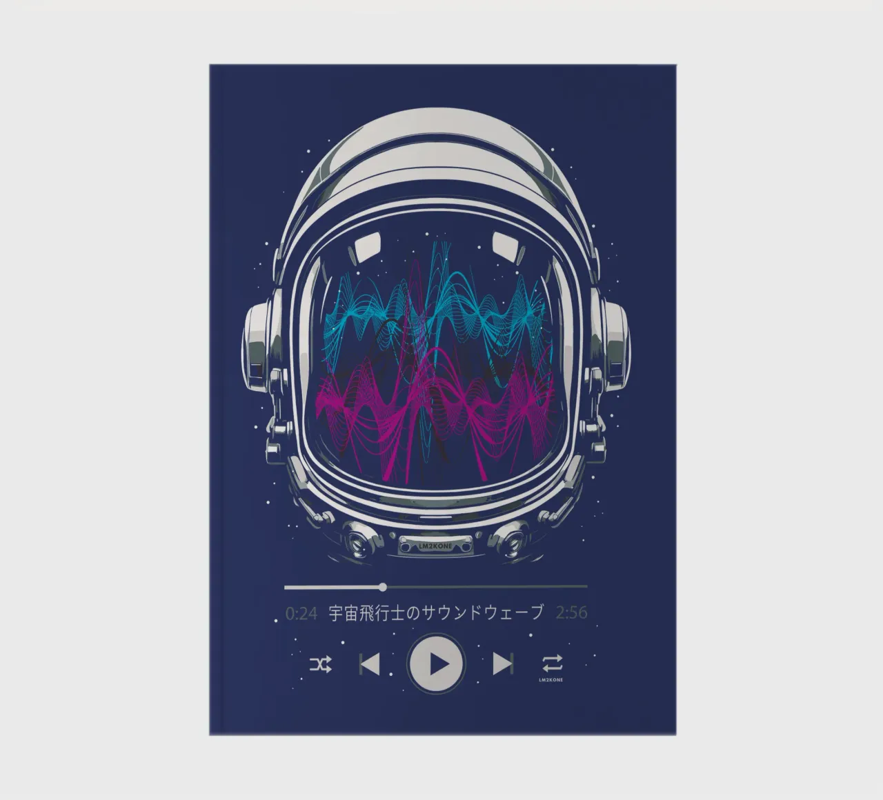 Soundtrack Neon - Astronaut notebook by LM2KONE